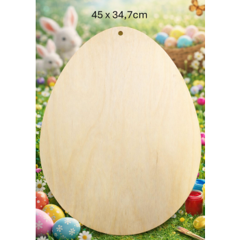 Jajko 2 45cm z otworem, jajko 45cm z otworem, sklejka 3mm